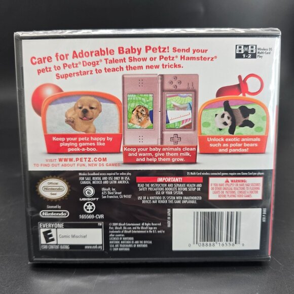 Petz Nursery Nintendo DS Game New Sealed JJ3976 - Picture 2 of 4